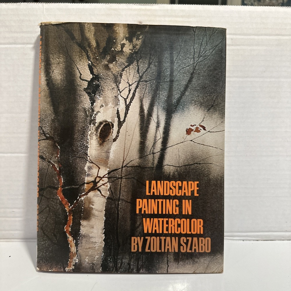 Landscape Painting in Watercolor by Zoltan Szabo Hard Cover Art Book 1979